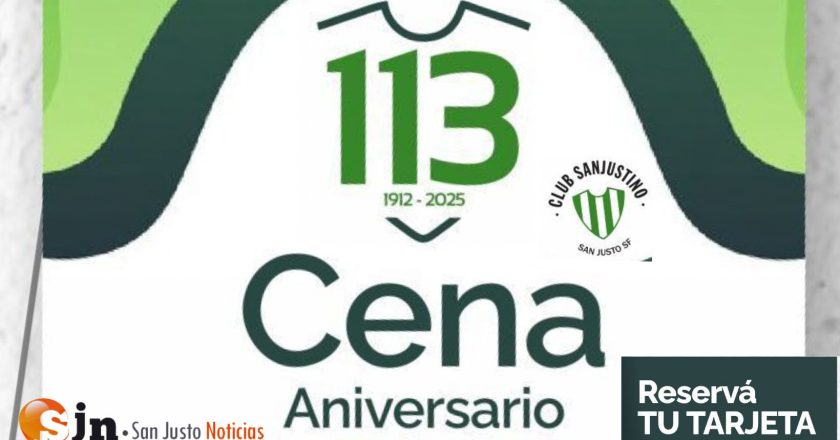 CENA ANIVERSARIO DEL CLUB SANJUSTINO