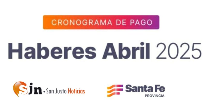 CRONOGRAMA DE PAGO DE HABERES DE ABRIL A TRABAJADORES PROVINCIALES