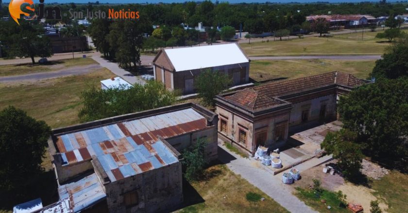 EL GOBIERNO PROVINCIAL RECUPERA EL CASCO HISTÓRICO DEL FERROCARRIL EN SAN JUSTO