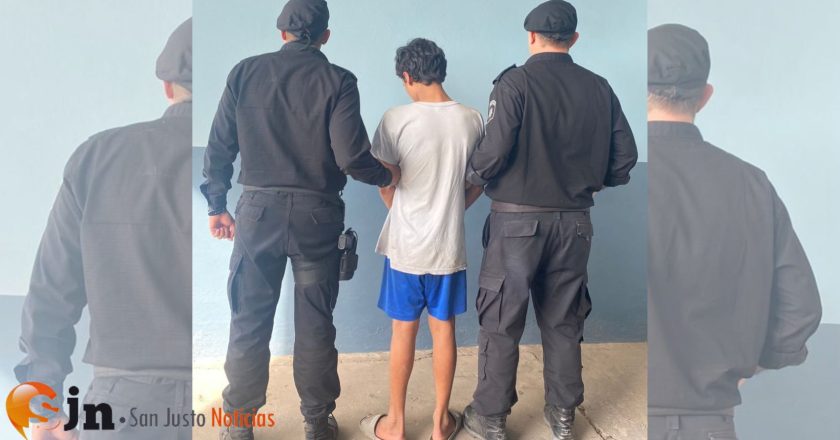 UN MASCULINO DE 18 AÑOS FUE APREHENDIDO POR INGRESAR A UNA PROPIEDAD