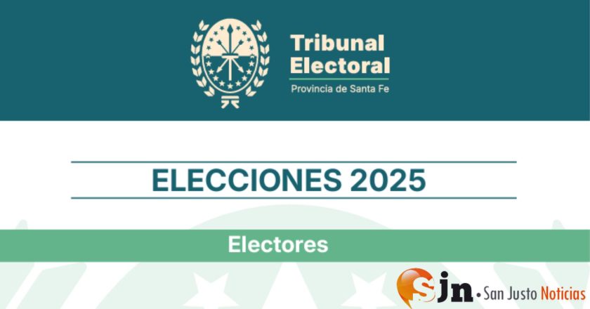 REPORTE DE VOTANTES DEL DEPARTAMENTO SAN JUSTO EN LAS ELECCIONES GENERALES