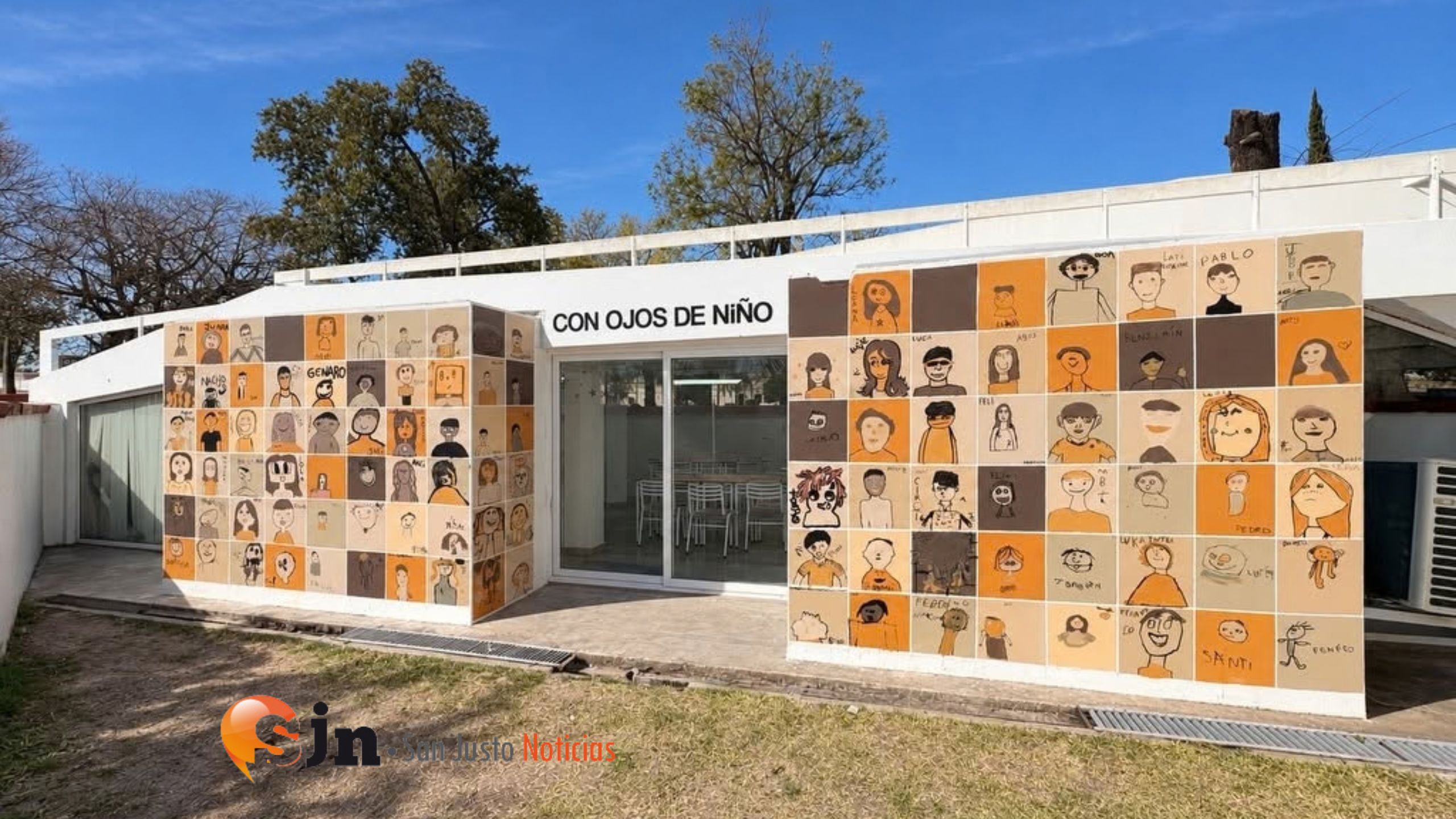 DESCUBRIERON EL MURAL “CON OJOS DE NIÑO” EN EL AULA DEL FUTURO