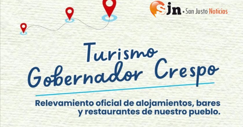 GOBERNADOR CRESPO IMPULSA UN RELEVAMIENTO OFICIAL DE TURISMO Y GASTRONOMÍA PARA POTENCIAR LA ECONOMÍA LOCAL