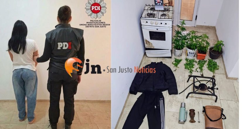 SAN JUSTO: PDI DETUVO A UNA MUJER POR ROBO