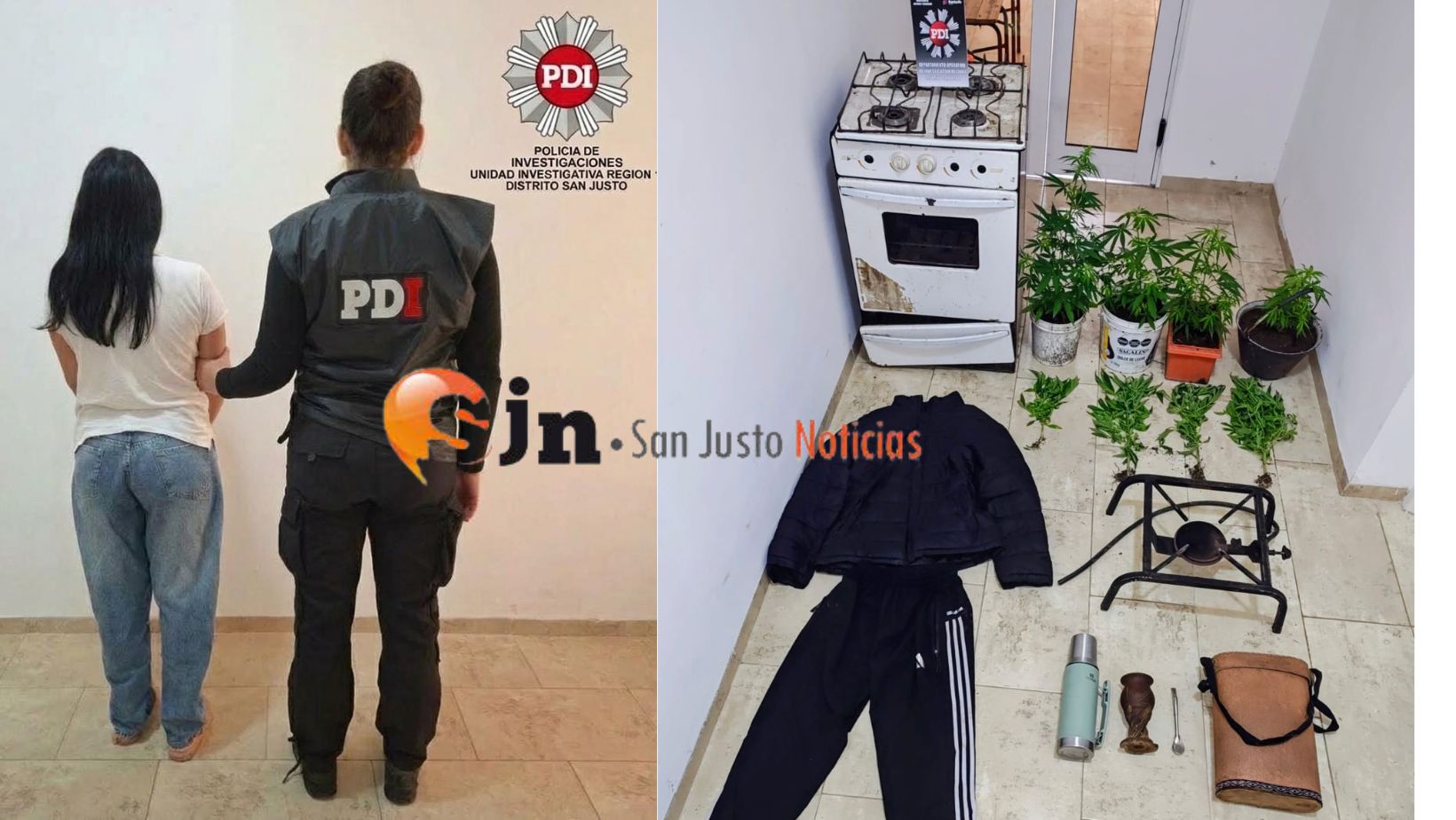 SAN JUSTO: PDI DETUVO A UNA MUJER POR ROBO