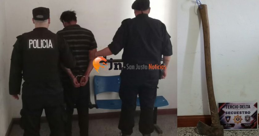 APREHENDIERON A UN HOMBRE POR UN HECHO DE VIOLENCIA DE GÉNERO Y DAÑOS