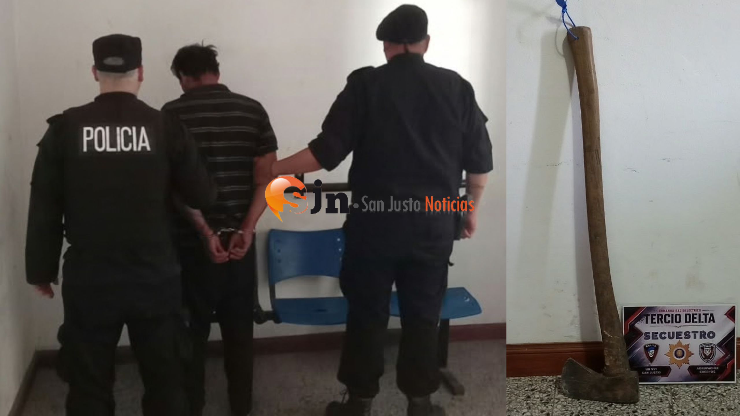 APREHENDIERON A UN HOMBRE POR UN HECHO DE VIOLENCIA DE GÉNERO Y DAÑOS