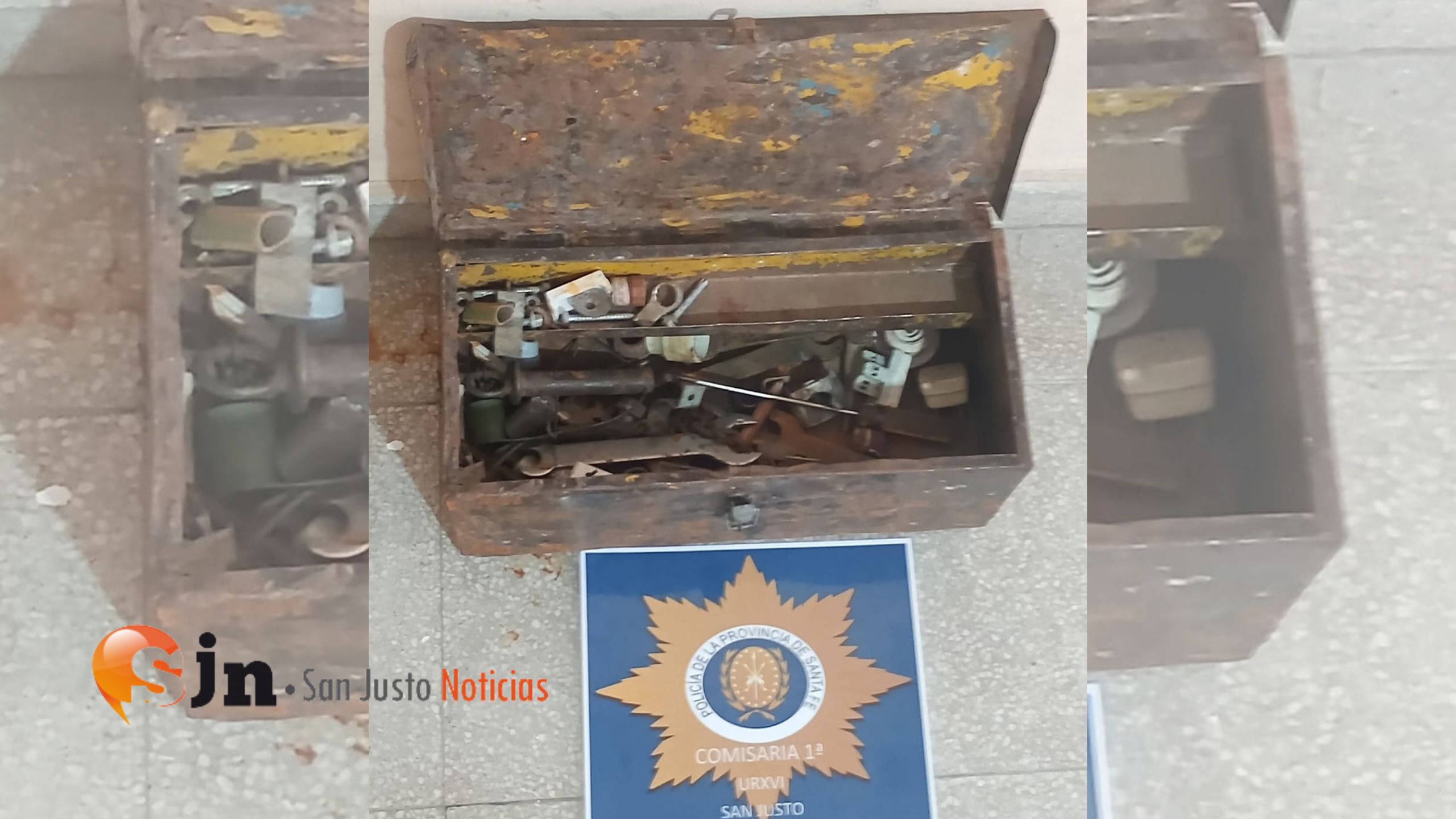 PERSONAL POLICIAL RECUPERÓ UNA CAJA DE HERRAMIENTAS QUE HABÍA SIDO DENUNCIADA COMO SUSTRAÍDA