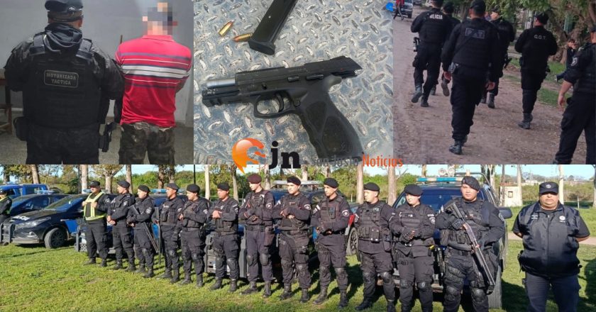 OPERATIVO POLICIAL DE ALTA VISIBILIDAD EN DISTINTOS BARRIOS DE SAN JUSTO