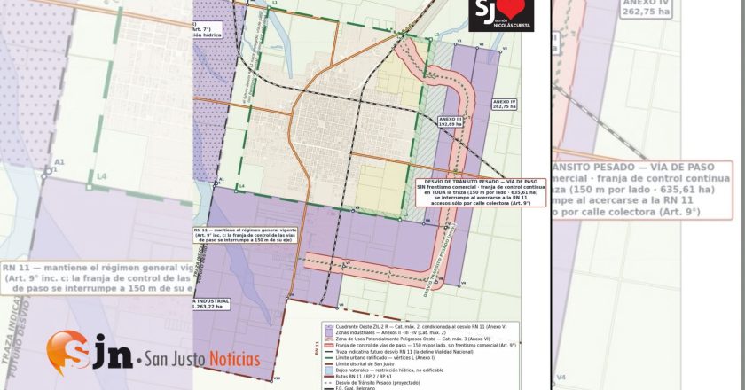 SAN JUSTO APROBÓ UNA NUEVA ZONIFICACIÓN INDUSTRIAL Y LOGÍSTICA PARA IMPULSAR INVERSIONES Y EMPLEO