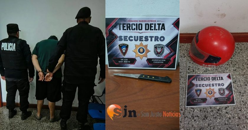 DAÑOS, UN POLICÍA HERIDO Y UN APREHENDIDO TRAS UNA INTERVENCIÓN
