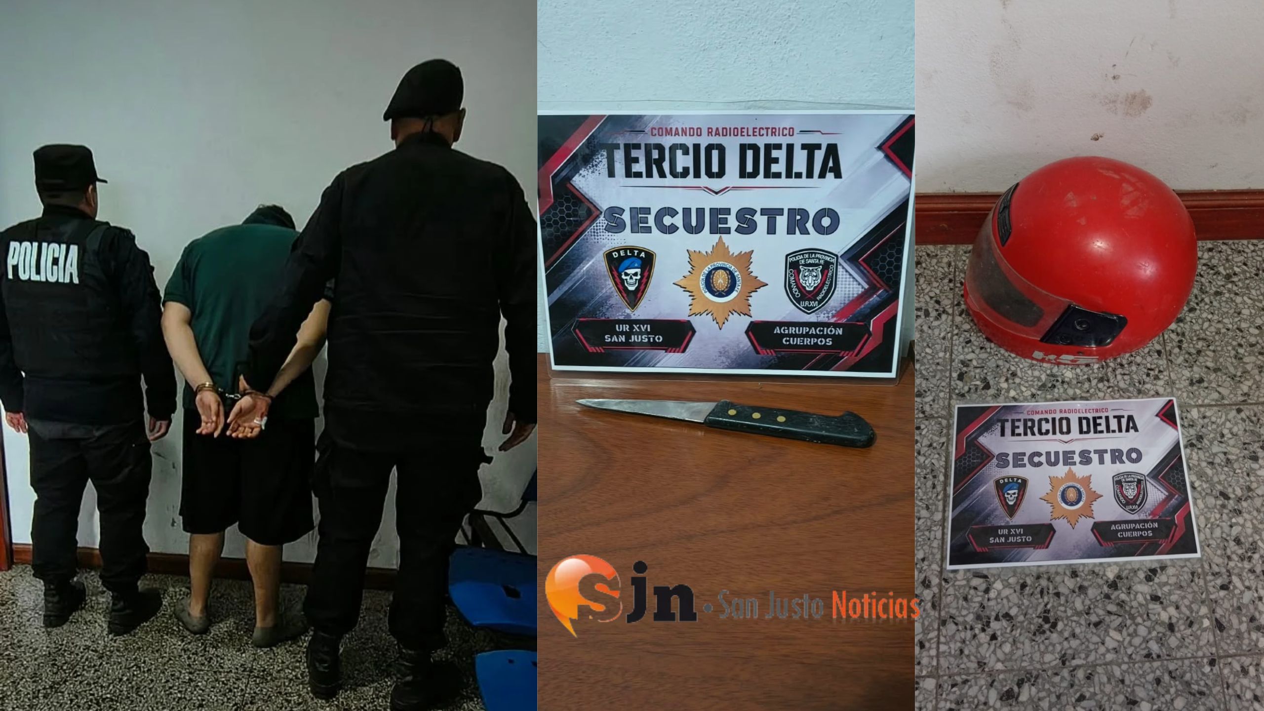 DAÑOS, UN POLICÍA HERIDO Y UN APREHENDIDO TRAS UNA INTERVENCIÓN