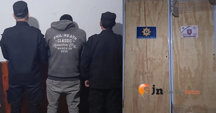 ROBO ESCLARECIDO: RECUPERARON DOS PUERTAS SUSTRAÍDAS Y UN HOMBRE QUEDÓ DETENIDO