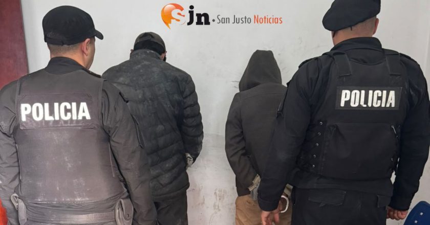 DOS APREHENDIDOS POR SUSTRAER CABLES EN LA VÍA PÚBLICA