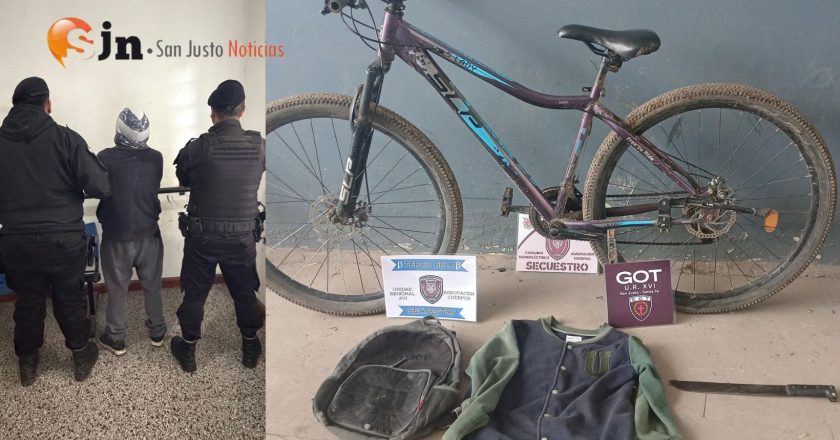 UN DELINCUENTE GOLPEÓ Y AMENAZÓ CON UN ARMA BLANCA A UN JUBILADO DE 80 AÑOS – QUEDÓ DETENIDO